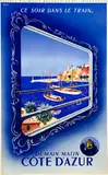 Roland Hugon, SNCF Cote D'Azur, 1938, poster