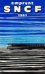 Jean Jacquelin, emprunt SNCF 1961, 1961, poster