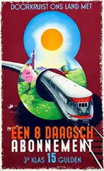 Frans Mettes, Een 8 daagsch abonnement, 1939, poster