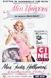 Jon Whitcomb, Pan-American World Airways Miss Universe Max Factor Hollywood (Piper Laurie), 1953, poster