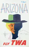 Austin Briggs, Fly TWA Arizona, poster