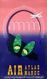 A.M. Baezner, Air Atlas Maroc, poster