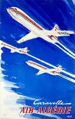 Albert V.E. Brenet, Caravelle Air Algérie, poster