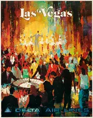 Jack Laycox, Delta Air Lines Las Vegas, poster