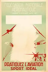 M. Brault, Fédération Nationale Aéronautique Paris, poster