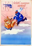 Ugo Giammusso, BEA british european airways, 1947, poster