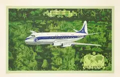 Lucien Boucher, Air France Vickers "Viscount", 1955, poster