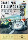 illegible signature, Grand prix d'Allemagne Nürburgring 1965, 1960, poster