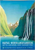 Ottomar C.J. Anton, HAPAG-Nordlandfahrten mit T.S. "Ariadne", 1958, poster