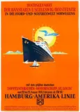 Albert Fuss, HAPAG Hochseefahrt Der Hanseaten u. Schleswig-Holsteiner in die Fjord- und Schärenwelt Norwegens, 1935, poster