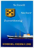 Donath, HAPAG Schnell Sicher Zuverlässig, 1960, poster
