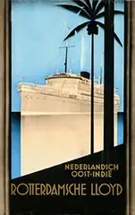 Johann A.W. von Stein, Rotterdamsche Lloyd Nederlandsch Oost-Indië, 1931, poster