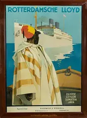 Joseph (Jos) Rovers, Rotterdamsche Lloyd Agent Koopmans & Wieringa Dordrecht, 1921, poster