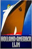 Willem F. ten Broek, Holland-Amerika Lijn, 1936, poster
