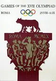 Armando Testa, Games of the XVII Olympiad Roma, 1960, poster