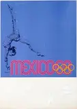 Lance Wyman, Mexico 68 (Olympic games), 1968, poster