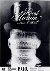 Günther Kieser, Procol Harum and Guests in Concert Münster, 1973, poster