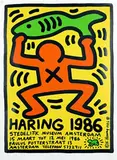 Keith Haring, Stedelijk Museum Amsterdam Haring 1986, 1986, poster