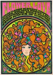 C. Keelan, Flower Love, 1967, poster