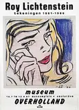 Lex Reitsma, Museum Overholland Roy Lichtenstein tekeningen, 1987, poster
