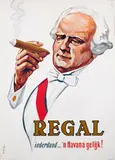 Various Artists, A collection of 6 cigar posters for Regal, Karel I, Wintermans, Senator and Martinez, poster