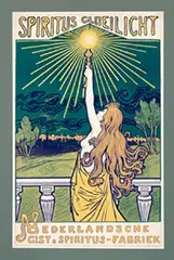 Jacques W. Zon, Spiritus Gloeilicht, 1897, poster