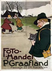 Arnold van Roessel, Fotohandel J.J. Swart Rotterdam Plan C, 1923, poster