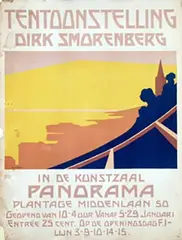 Dirk Smorenberg, Tentoonstelling van Schilderijen door Dirk Smorenberg, poster