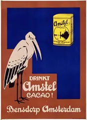 Daan Hoeksema, Drinkt Amstel Cacao! Bensdorp Amsterdam, poster