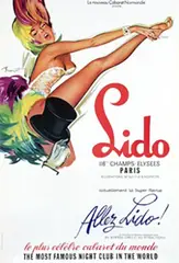 Pierre-Laurent Brenot, Lido Champs-Elysées Paris The most famous night club in the world, poster