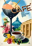 Otto Ottler, Café Alter Botanischer Garten München, poster