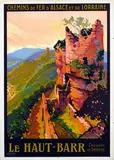 Roger Soubie, Alsace et Lorraine Le Haut-Barr, poster