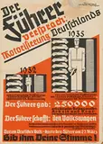 Werner von Axster-Heudtlaß, Der Führer versprach Motorisierung Deutschlands, 1936, poster