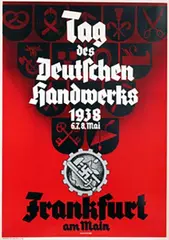Kurt Geffers, Tag des Deutschen Handwerks Frankfurt am Main, 1938, poster