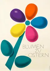 Hans Looser, Blumen zu Ostern, poster