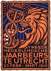 Willem Cordel, Tweede Nederlandsche Jaarbeurs te Utrecht, 1918, poster