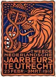 Willem Cordel, Tweede Nederlandsche Jaarbeurs te Utrecht, 1918, poster