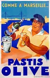 Marc, Pastis Olive Comme à Marseille, poster