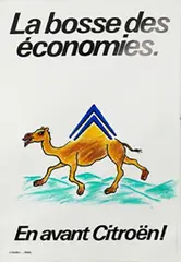 Raymond Savignac, La bosse des économies En avant Citroën, poster