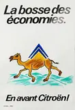 Raymond Savignac, La bosse des économies En avant Citroën, poster