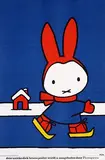 Dick Bruna, Pampers Nijntje (Miffy on skates), 1963, poster