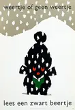 Dick Bruna, weertje of geen weertje lees een zwart beertje, 1967, poster