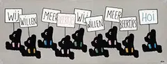 Wij willen meer Beertjes Hoi by Dick Bruna, poster, sold Mar 2026