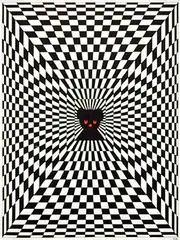Dick Bruna, Without text (Zwarte Beertje psychedelic), poster