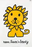 Dick Bruna, neem liever 'n beertje (lion, zwarte beertjes), 1968, poster