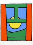 Dick Bruna, without text (naar buiten), 1969, poster, screenprint
