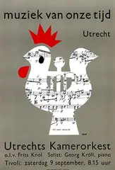 Dick Bruna, muziek van onze tijd utrecht, poster