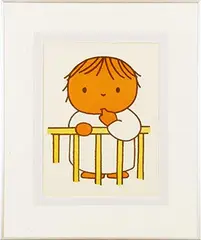 without text (child in box) by Dick Bruna, poster, sold Mar 2026