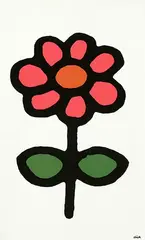 Dick Bruna, Portfolio of flowers, 1968, poster