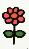 Dick Bruna, Portfolio of flowers, 1968, poster